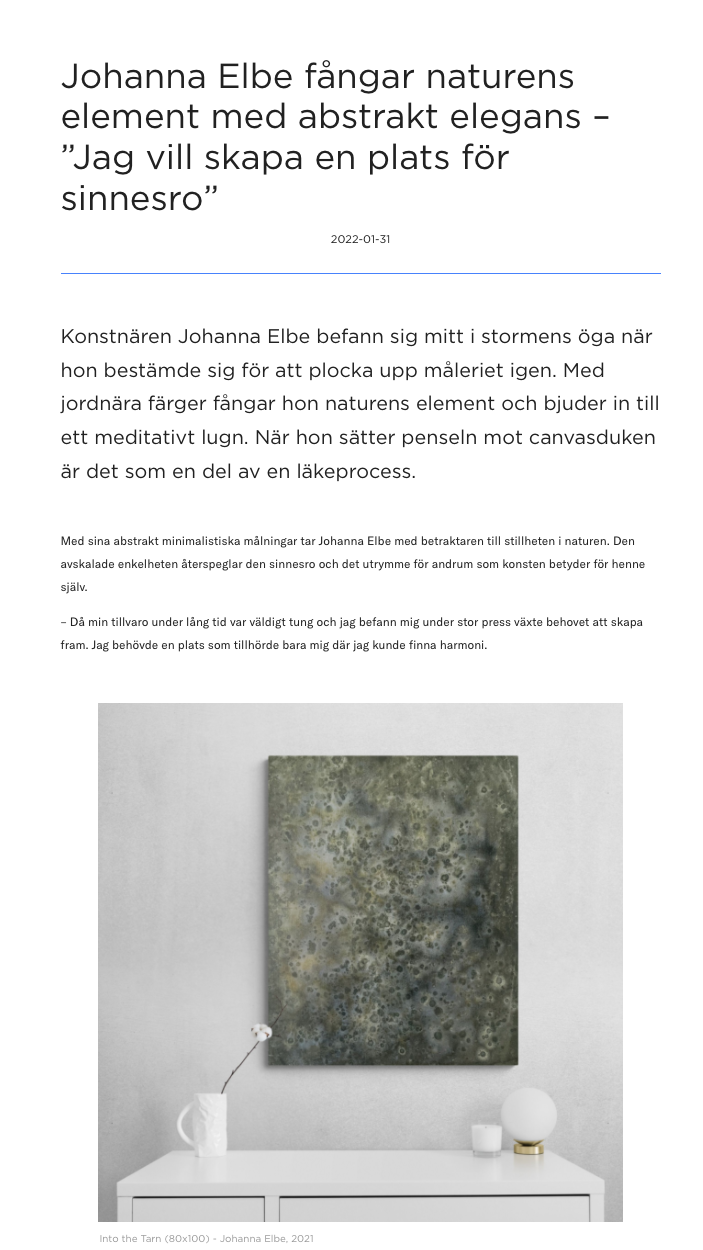Artportable Johanna Elbe